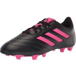 Adidas Child-Unisex Firm Ground Soccer Cleats Black & Pink